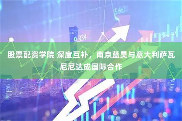 股票配资学院 深度互补，南京蓝昊与意大利萨瓦尼尼达成国际合作