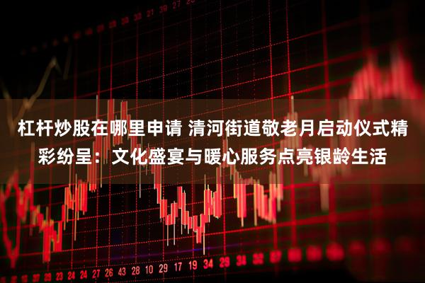 杠杆炒股在哪里申请 清河街道敬老月启动仪式精彩纷呈：文化盛宴与暖心服务点亮银龄生活