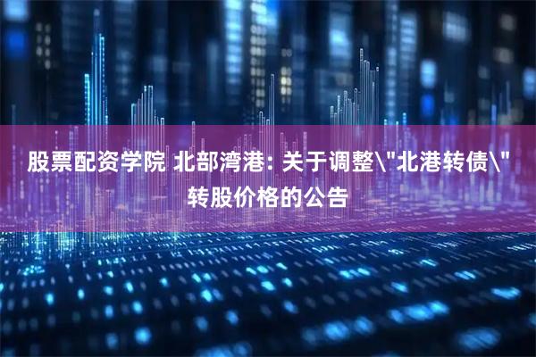 股票配资学院 北部湾港: 关于调整＂北港转债＂转股价格的公告